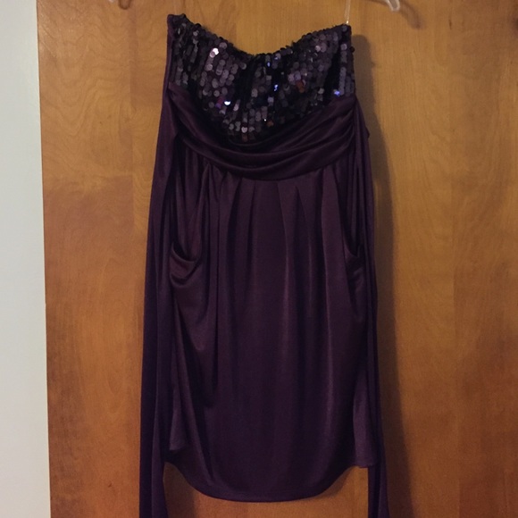 Dark purple dress