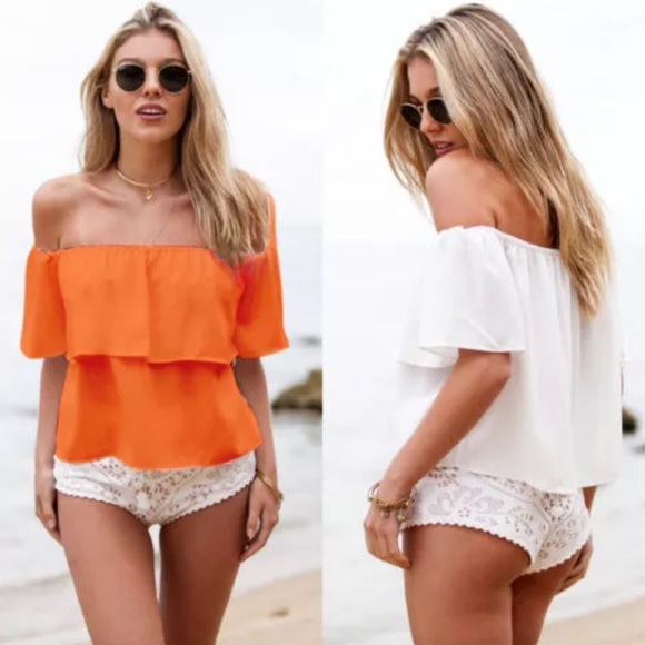 Bohemia off the shoulder top - Picture 2 of 2