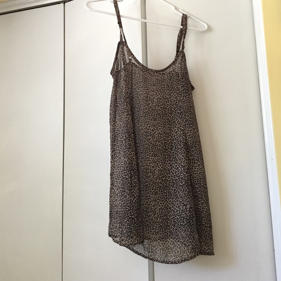 Sheer Brandy Melville leopard print dress - Picture 2 of 3