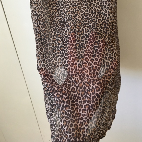 Sheer Brandy Melville leopard print dress - Picture 3 of 3