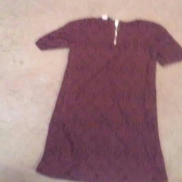 Burgundy Lace Dress/ Never worn - Picture 3 of 3