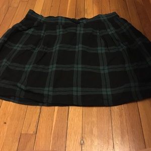 Plaid skirt