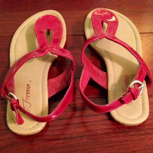 ❌SOLD in bundle! Red sandals - Picture 4 of 4
