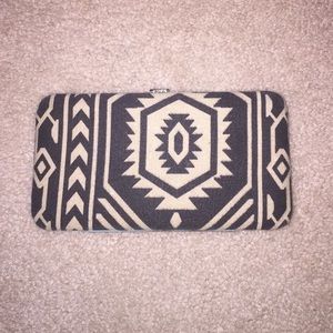 Aztec print wallet