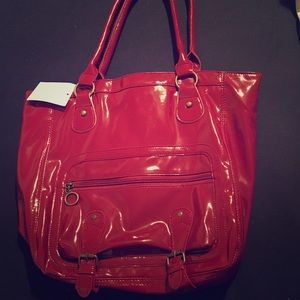 Red Patent Leather Purse