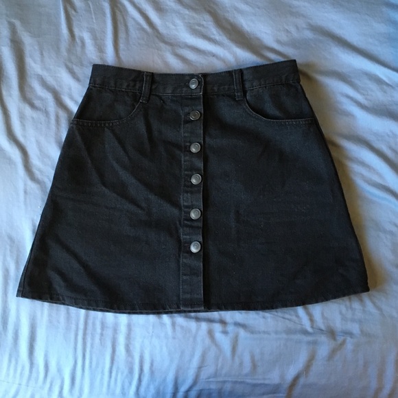 Black denim skirt - Brandy Melville