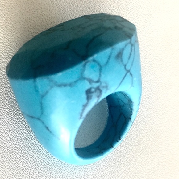 Architectural Turquoise Ring - Picture 1 of 3