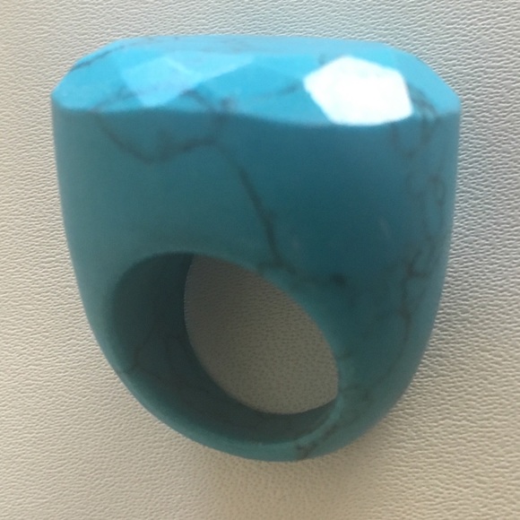 Architectural Turquoise Ring - image 3