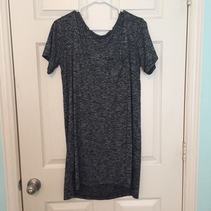 T Shirt Dress Heather Gray