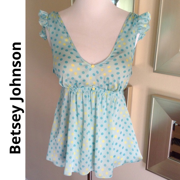 BETSEY JOHNSON polka dot baby doll lingerie