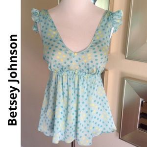BETSEY JOHNSON polka dot baby doll lingerie