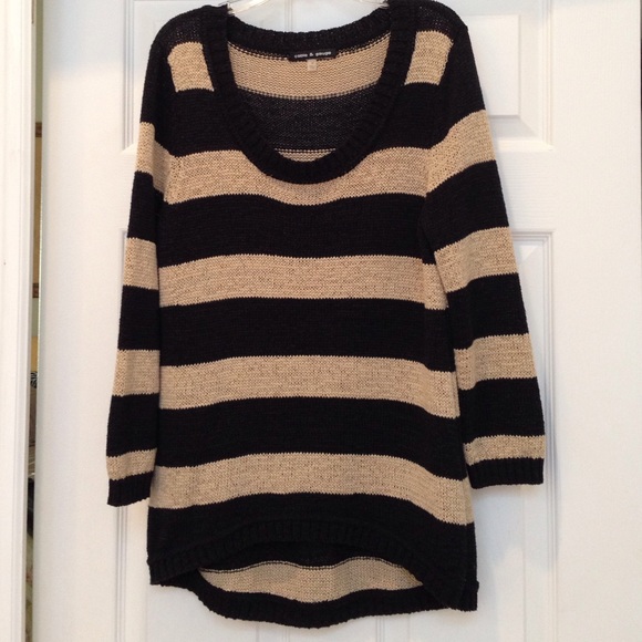 Black & Tan Sweater
