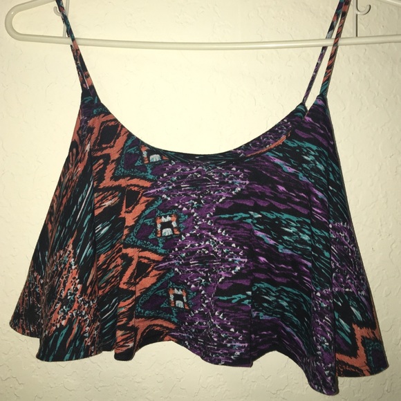 Windsor tribal patter crop top