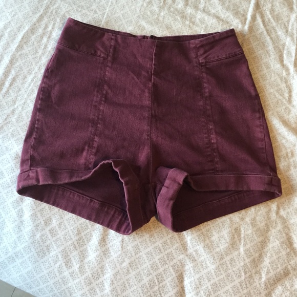 UO high waist stretch shorts