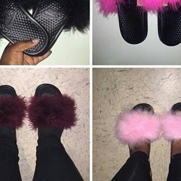 Fur SLIDES women n kids lowest price on POSH - Picture 2 of 2