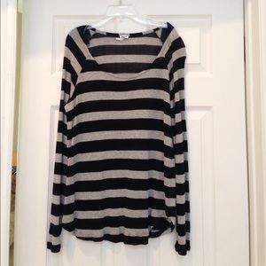 Black and Silver top