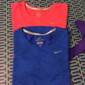 Workout shirts. Nike