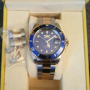 Invicta Men's Pro Diver 23k Gold-Plated Watch