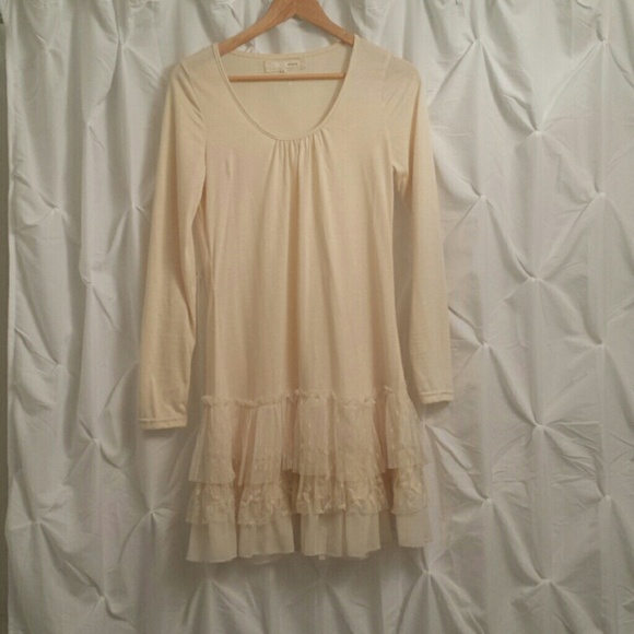 Long Sleeve Dress Extender w/ Lace Trim