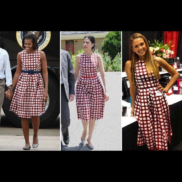 Celebrity Favorite ASOS Red Patterned Dress