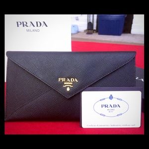 ⚫️PRADA Saffiano Envelope Wallet⚫️