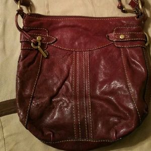 Fossil leather  Crossbody Purse