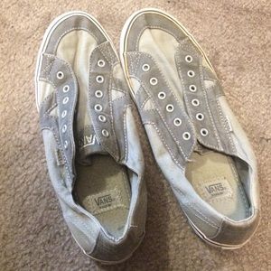 Grey Vans (no laces)