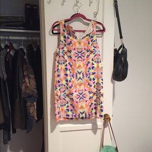 Mara Hoffman multi color shift dress