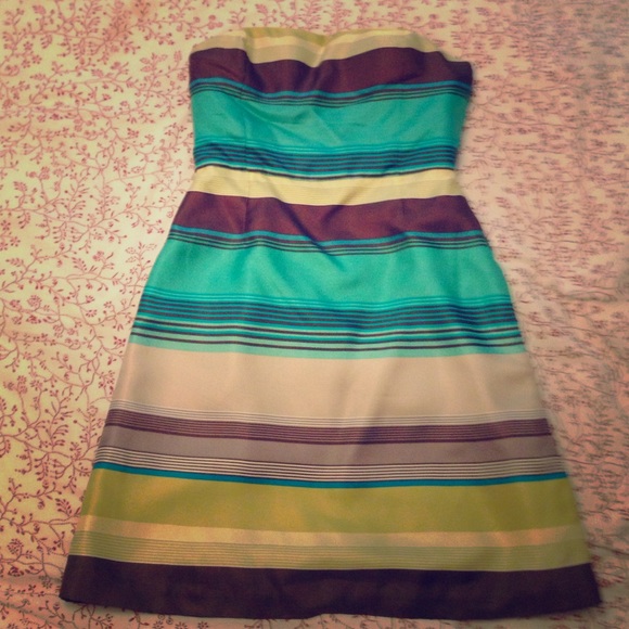 Great lined strapless dress