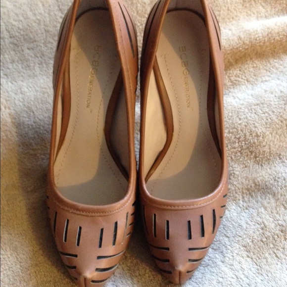 Brown and black BCBGeneration heels