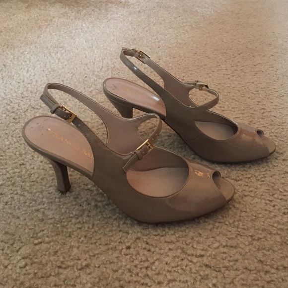 Franco Sarto peep toe pumps