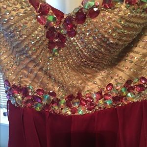 High low Sherri Hill prom dress