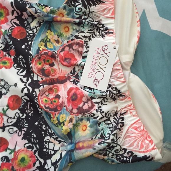 Crazy colorful mini dress - Picture 3 of 4