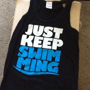 Just keep swimming tank