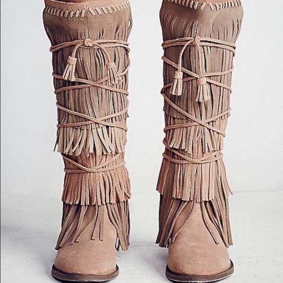 Free People Shoes - Free People Fringe Boots
