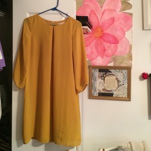 Mustard colored H&M dress size 6