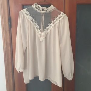 Victorian inspired blouse