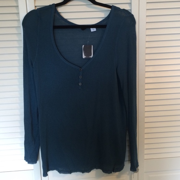 Blue BDG shirt.
