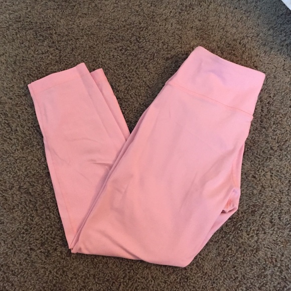 Pink athletic leggings