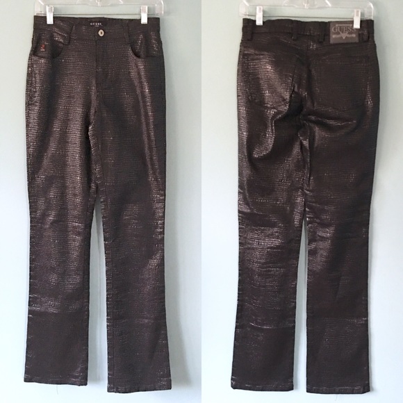 ❌SOLD❌ NWOT Guess Faux Leather Pants - Picture 3 of 4