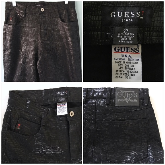 ❌SOLD❌ NWOT Guess Faux Leather Pants - Picture 4 of 4