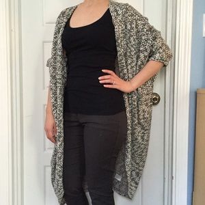 Cozy, sexy, cool. Full length drape cardigan.