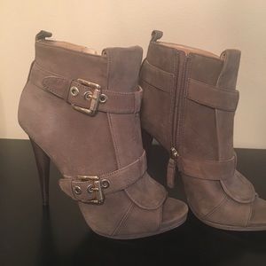 Nine West opened toed booties