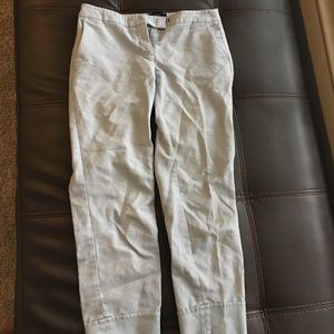 Pale blue cropped pants