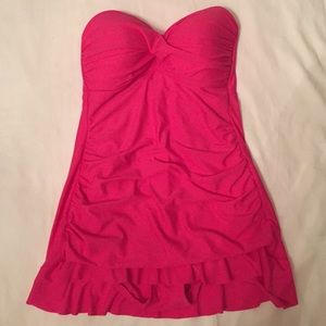 Ruched swim one-piece