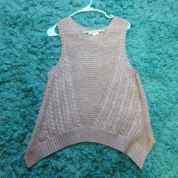 Valley girl grey vest