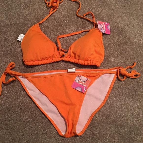 Orange bikini