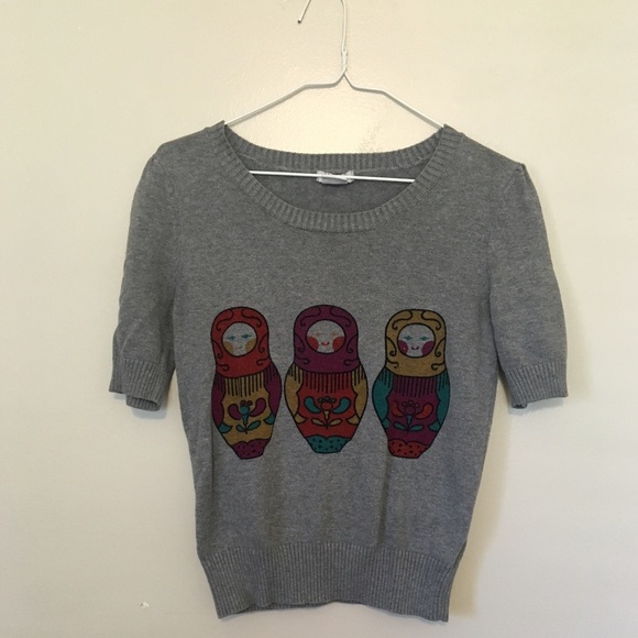 FINAL SALE :: Urban Outfitters Crop Sweater Blouse