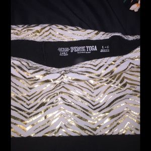 Large PINK yoga pants