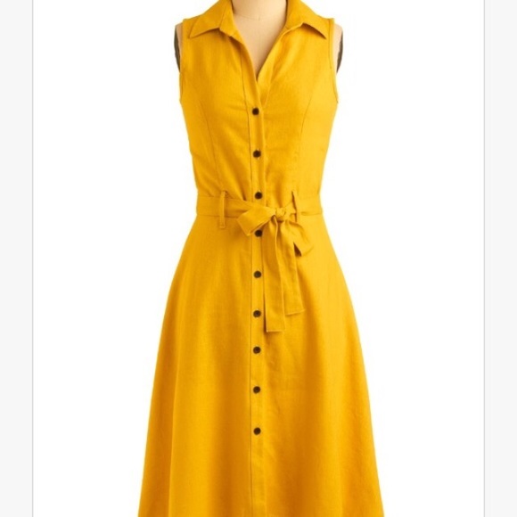 Yellow modcloth dress